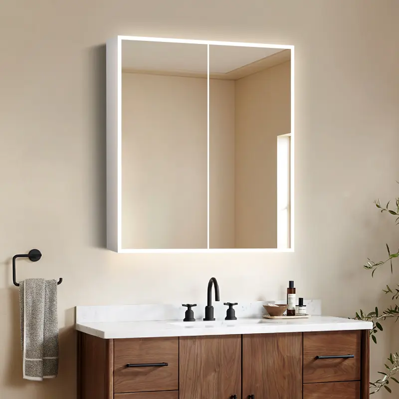Contact mirror cabinet supplier support for bathroom cabinet project inquiries