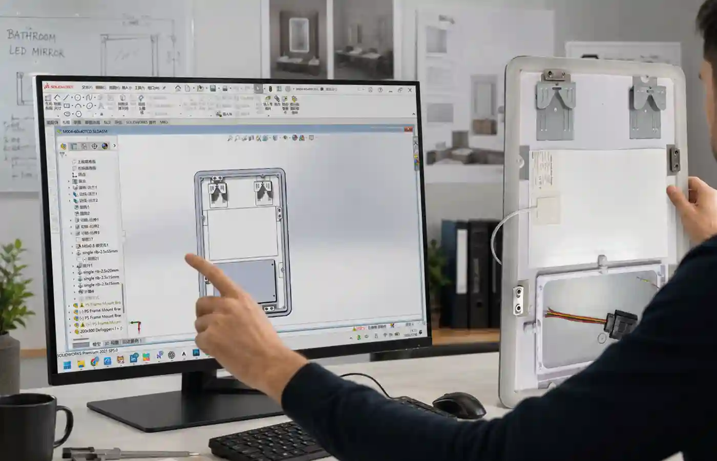 NewThingLine engineering team preparing technical product files