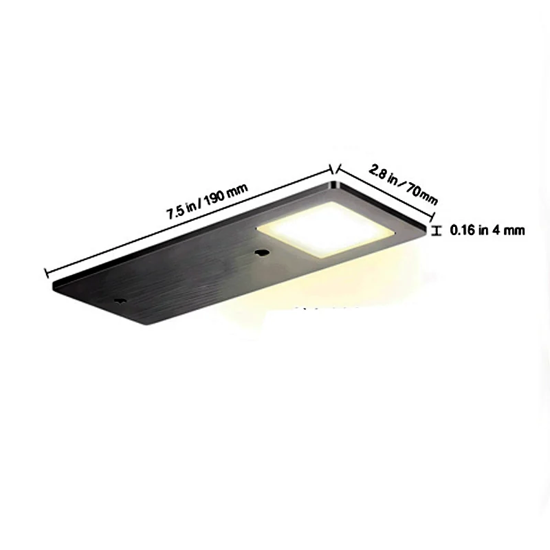 Aster D 190x70x4mm measurement image