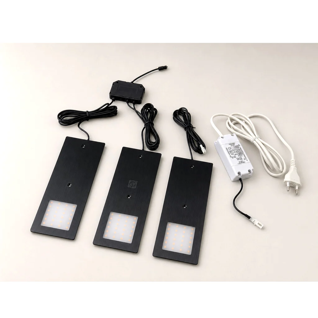 Aster D brushed black 3 Kit complete set