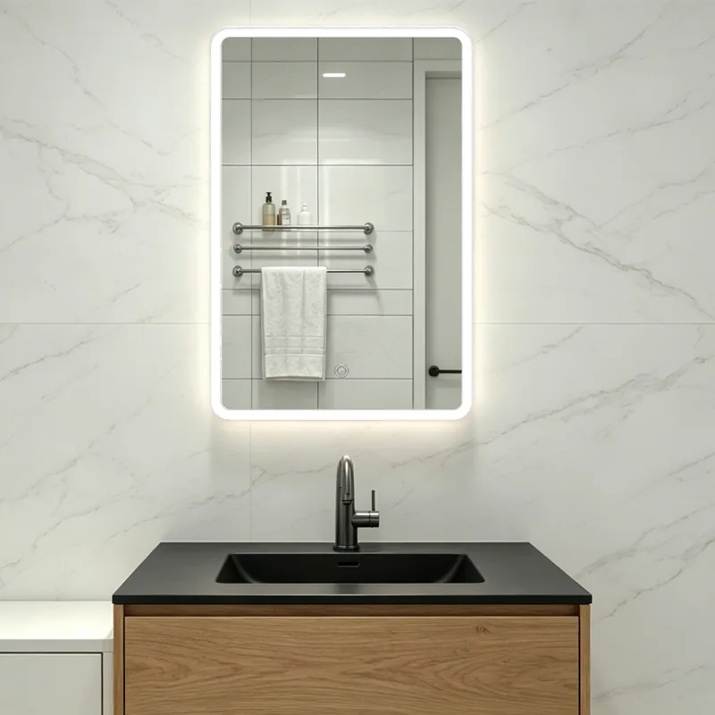 NewThingLine Siena LED Bathroom Mirror 40x60cm front view