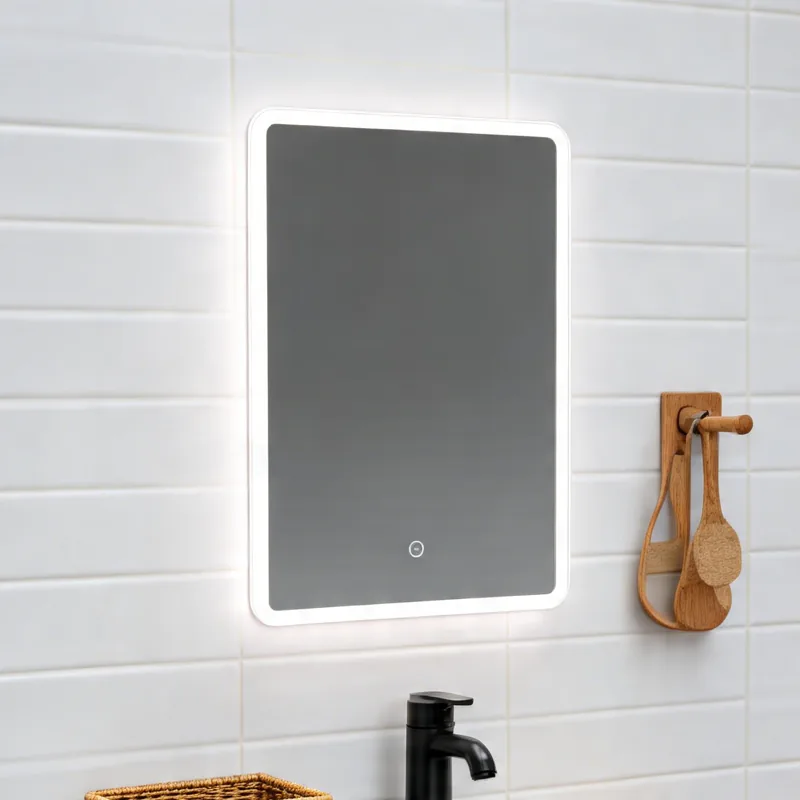 NewThingLine Siena LED Bathroom Mirror 40x60cm side view