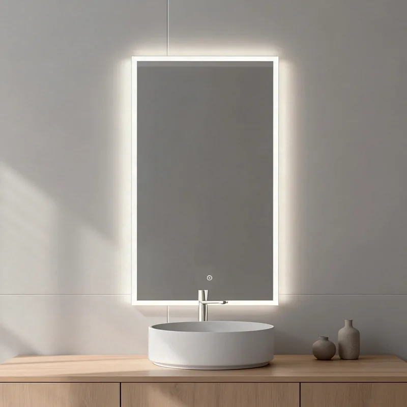 NewThingLine Kiruna LED Bathroom Mirror 50x90cm front view