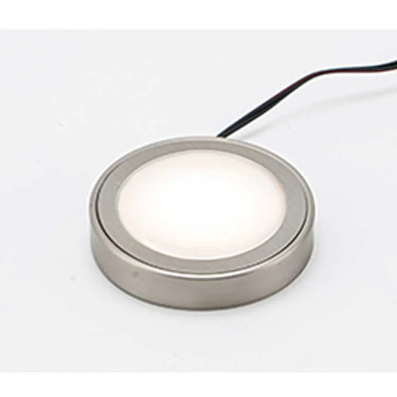 Puro wall mount bracket mounted with undercabinet LED spot