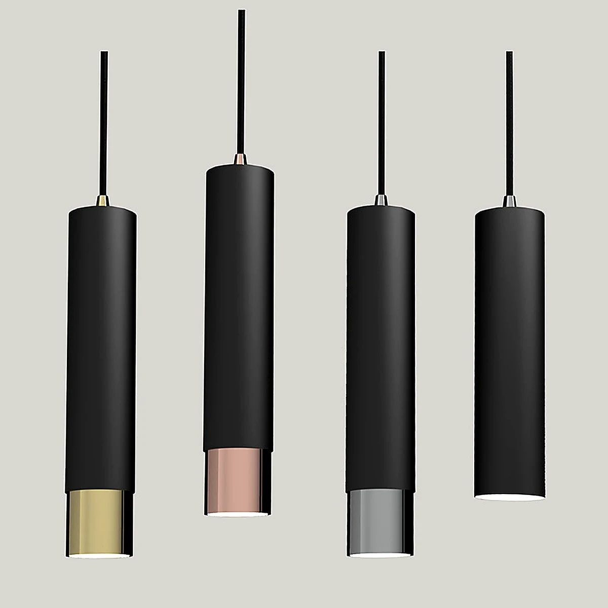Conduit Pipe Pendant GU10 Bulb Base CS004 product detail view 03
