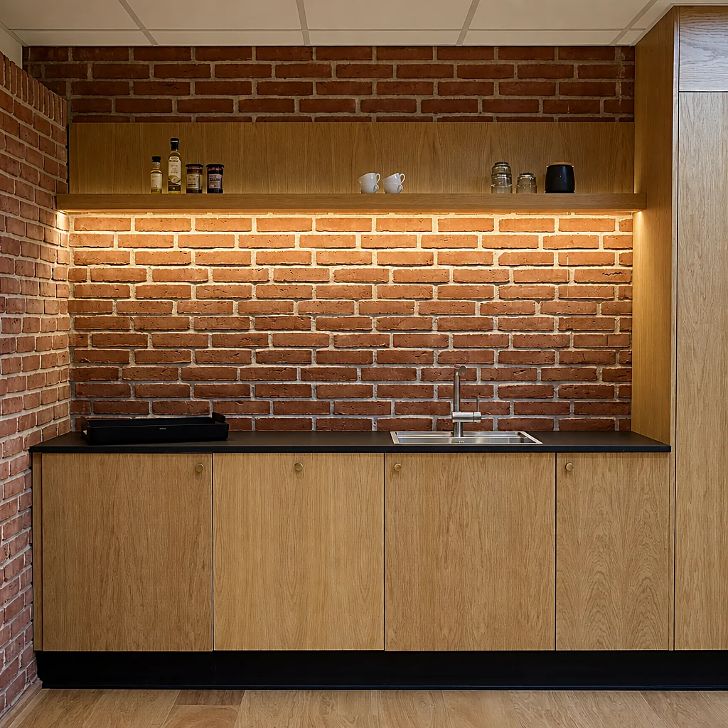 COOLCUT LF0105N LED strip kitchen concealed undercabinet warm glow application scene